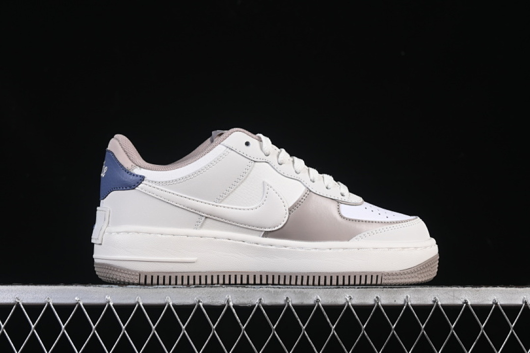Nike [IO7594-101]-[AIR FORCE 1 SHADOW VERSATILE SNEAKERS BROWN/WHITE]-[WOMAN:35.5-39]-[MAN:40] - Image 15