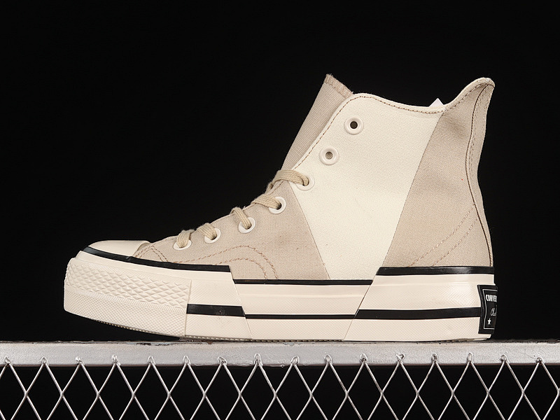 Converse Converse CHUCK TAYLOR ALL-STAR 70S HIGH PLUS LOGO COLLAGE BEACH STONE/EGRET · A02774C, photo 1