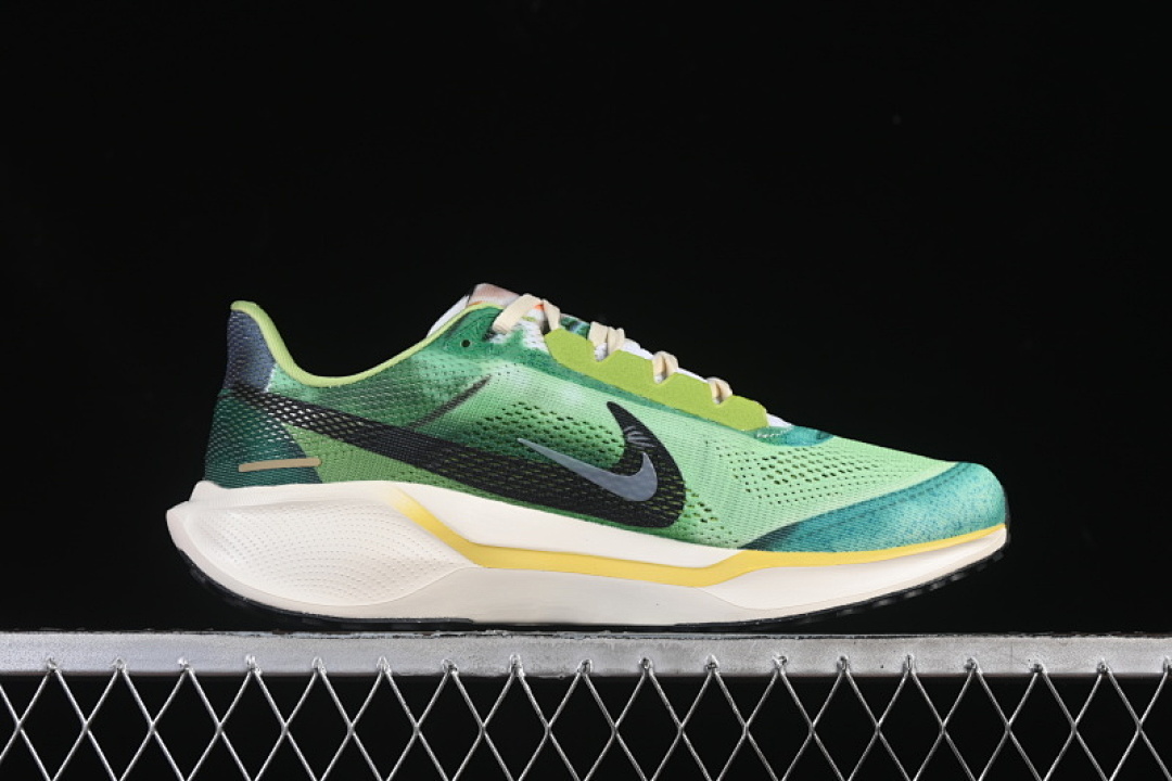 Nike [IH3583-999]-[AIR ZOOM PEGASUS 41 FK GREEN/WHITE/GREY/BLACK/YELLOW]-[WOMAN:39]-[MAN:40-46] - Image 15