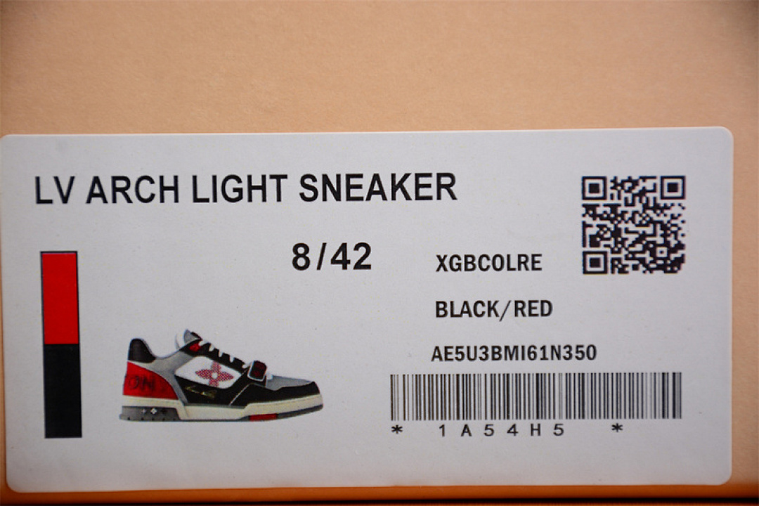 Louis Vuitton [LOUIS VUITTON TRAINER SNEAKER LOW L*V WHITE/BLACK/GREY/RED]-[WOMAN:35-39]-[MAN:40-45] - Image 3