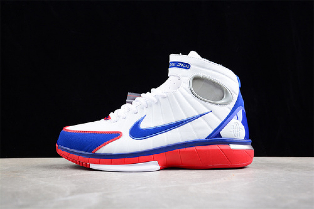 Nike Nike AIR ZOOM HUARACHE 2K4 WHITE/GAME ROYAL-SPORT RED-METALLIC SILVER · 308475-100, photo 1