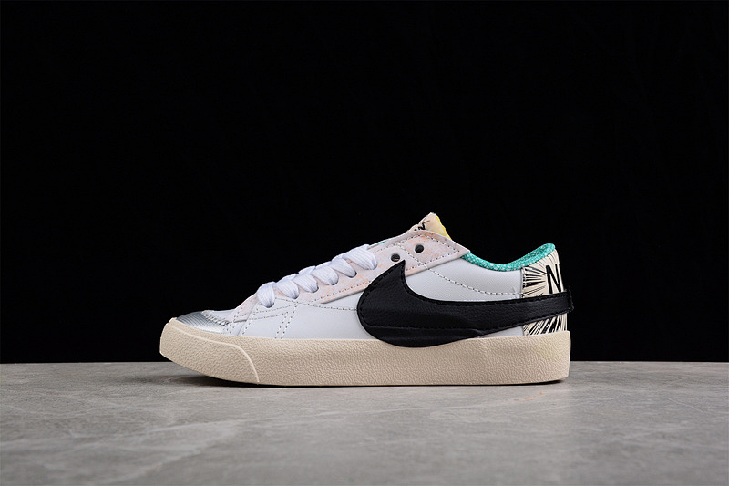 Purple Nike BLAZER LOW JUMBO MIGHTY SWOOSHERS WHITE/PURPLE/ORANGE · DX6059-101, photo 1
