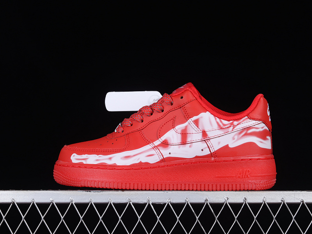 Nike [CU8067-600]-[AIR FORCE 1 LOW RED SKELETON RED/RED/WHITE]-[WOMAN:36-39]-[MAN:40-45], photo 1