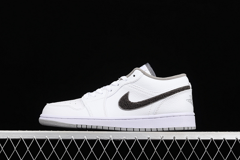 Jordan AIR Jordan 1 PHAT LOW WHITE/WHITE/SHADOW GREY · 338145-103, photo 1