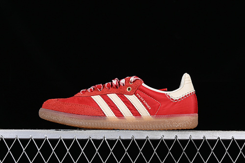 Adidas Adidas WALES BONNER SAMBA VEGAN OG GREY/RED/BROWN · GY6612, photo 1