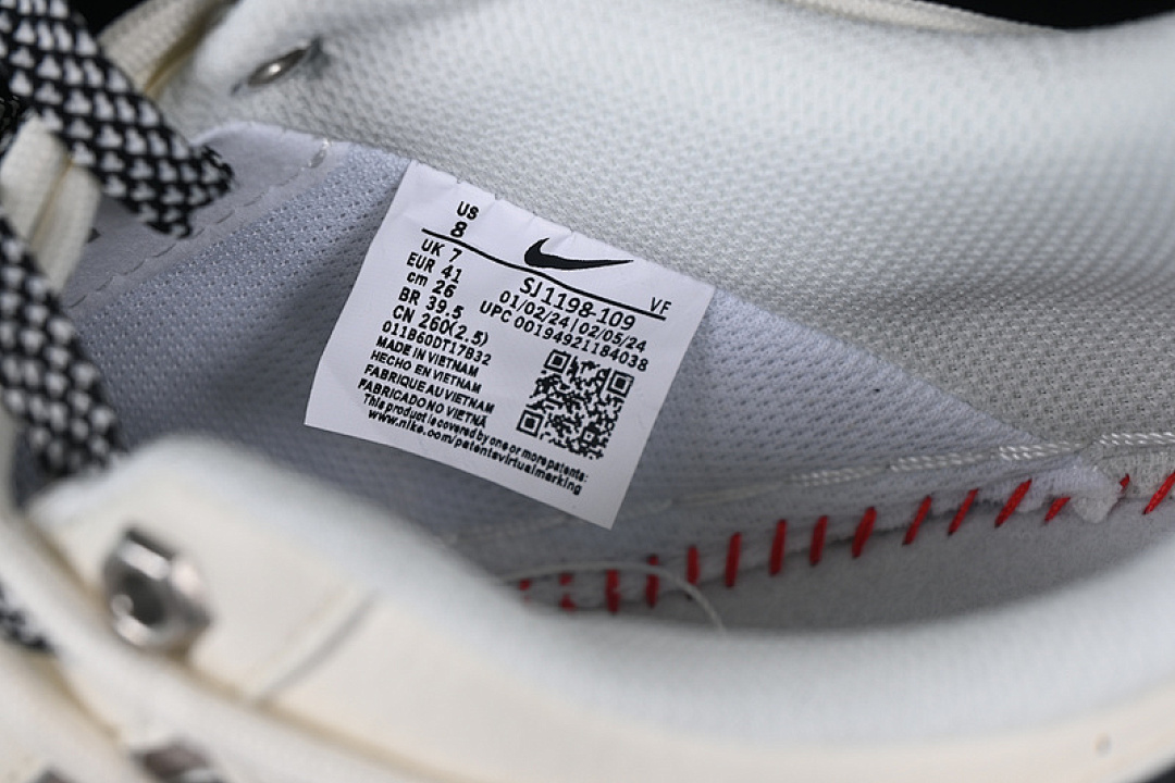 Nike [SJ1198-109]-[AIR FORCE 1 07 LOW WHITE/GREY/BLACK]-[WOMAN:36-39]-[MAN:40-45] - Image 6