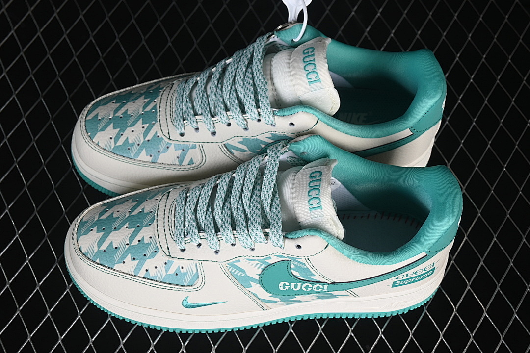 Nike [XL1979-124]-[AIR FORCE 1 07 LOW CASUAL SNEAKERS GREEN/WHITE]-[WOMAN:36-39]-[MAN:40-45] - Image 10