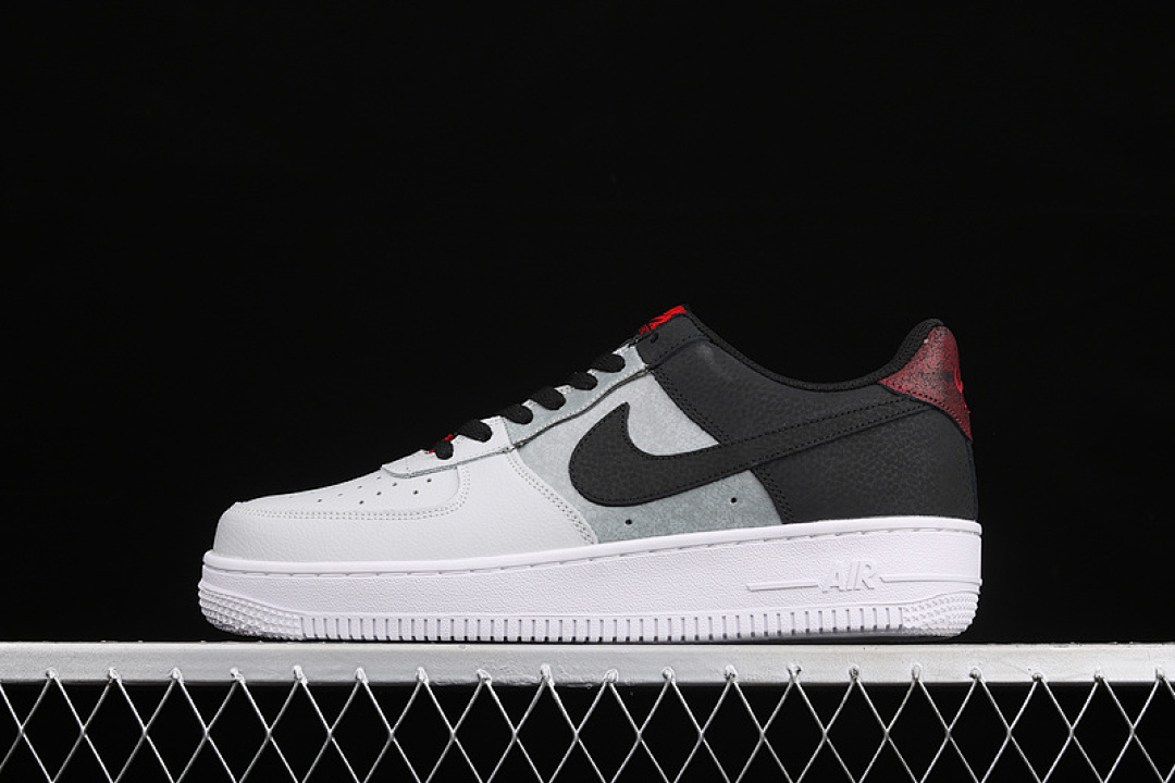 Nike [CZ0337-001]-[AIR FORCE 1 LOW 07 LV8 BLACK/SMOKE GREY/PURE PLATINUM/RED LAVA]-[UNISEX:36-45], photo 1