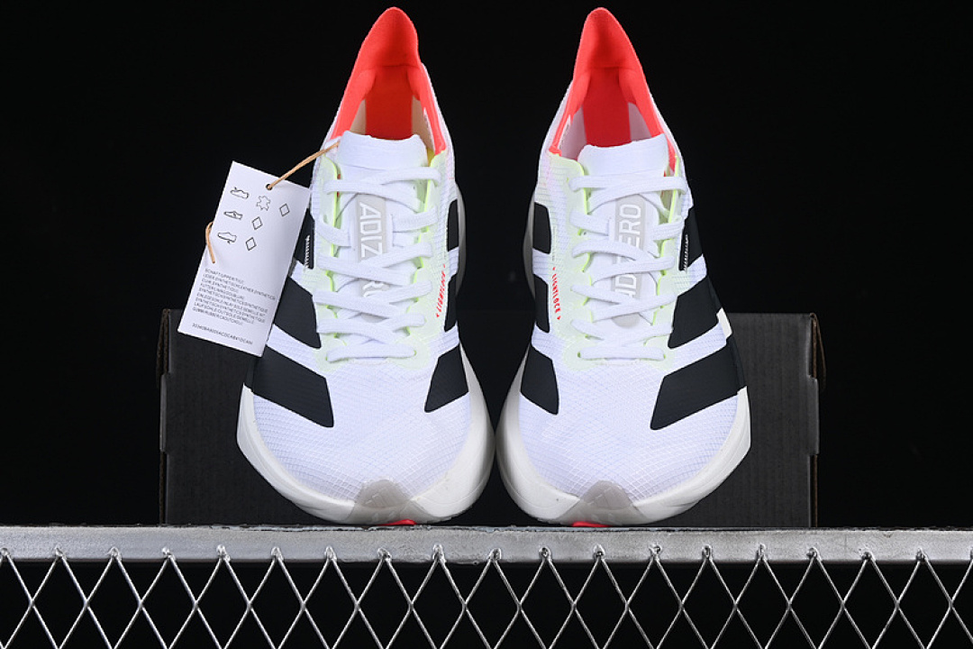 Adidas [JR1094]-[ADIZERO ADIOS 4 M CLOUD WHITE/CORE BLACK/SILVER METALLIC]-[WOMAN:36-39]-[MAN:40-45] - Image 13