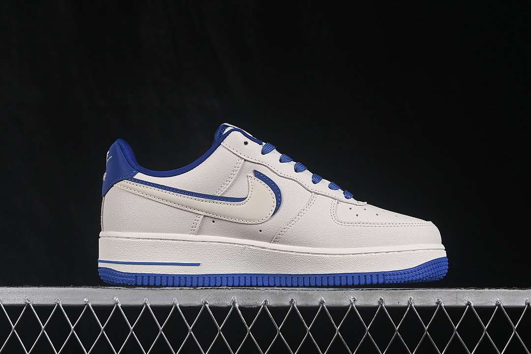 Nike [DF0188-154]-[AIR FORCE 1 07 LOW CASUAL SNEAKERS KLEIN BLUE/GREY]-[WOMAN:36-39]-[MAN:40-45] - Image 15