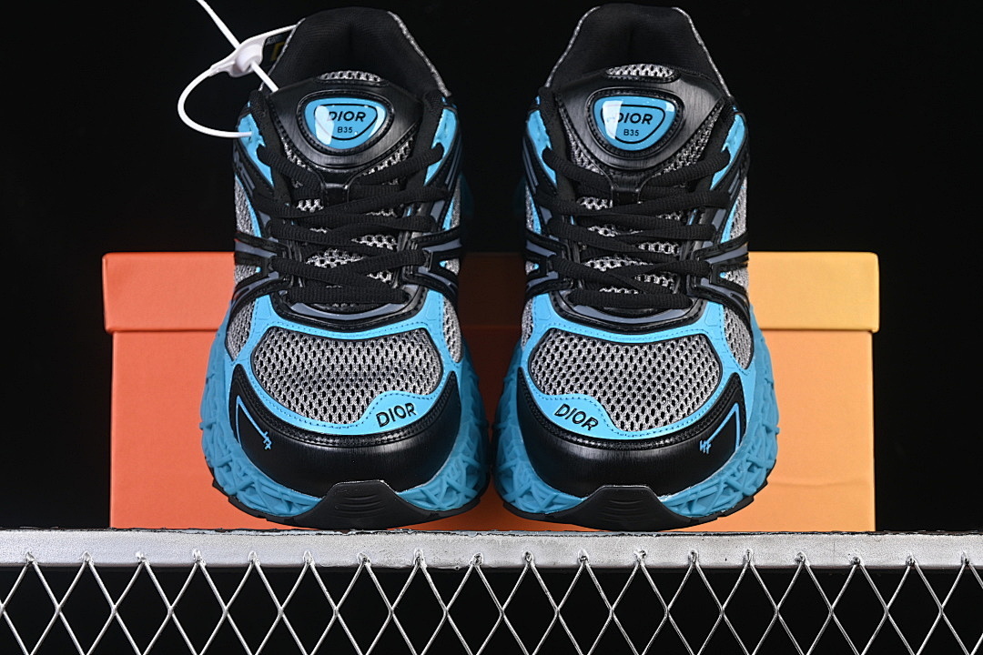 Dior [LOW-TOP CASUAL SPORTS SHOES BLUE/BLACK]-[WOMAN:36-39]-[MAN:40-46] - Image 13