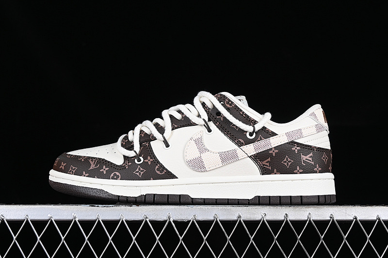 Nike SB DUNK LOW L*V WHITE/BROWN · FC1688-155, photo 1
