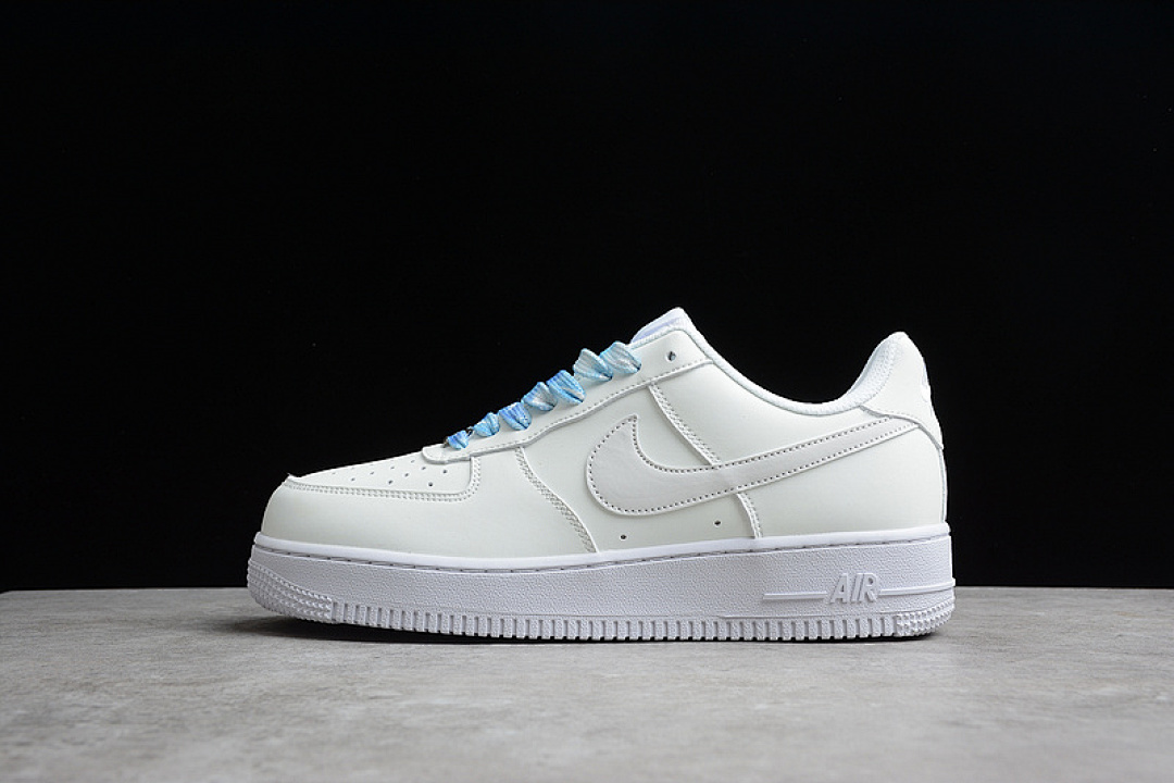 Nike [DA8301-111]-[AIR FORCE 1 LOW 07 LX FINE DAY UV REACTIVE SWOOSH WHITE/WHITE/BLUE], photo 1