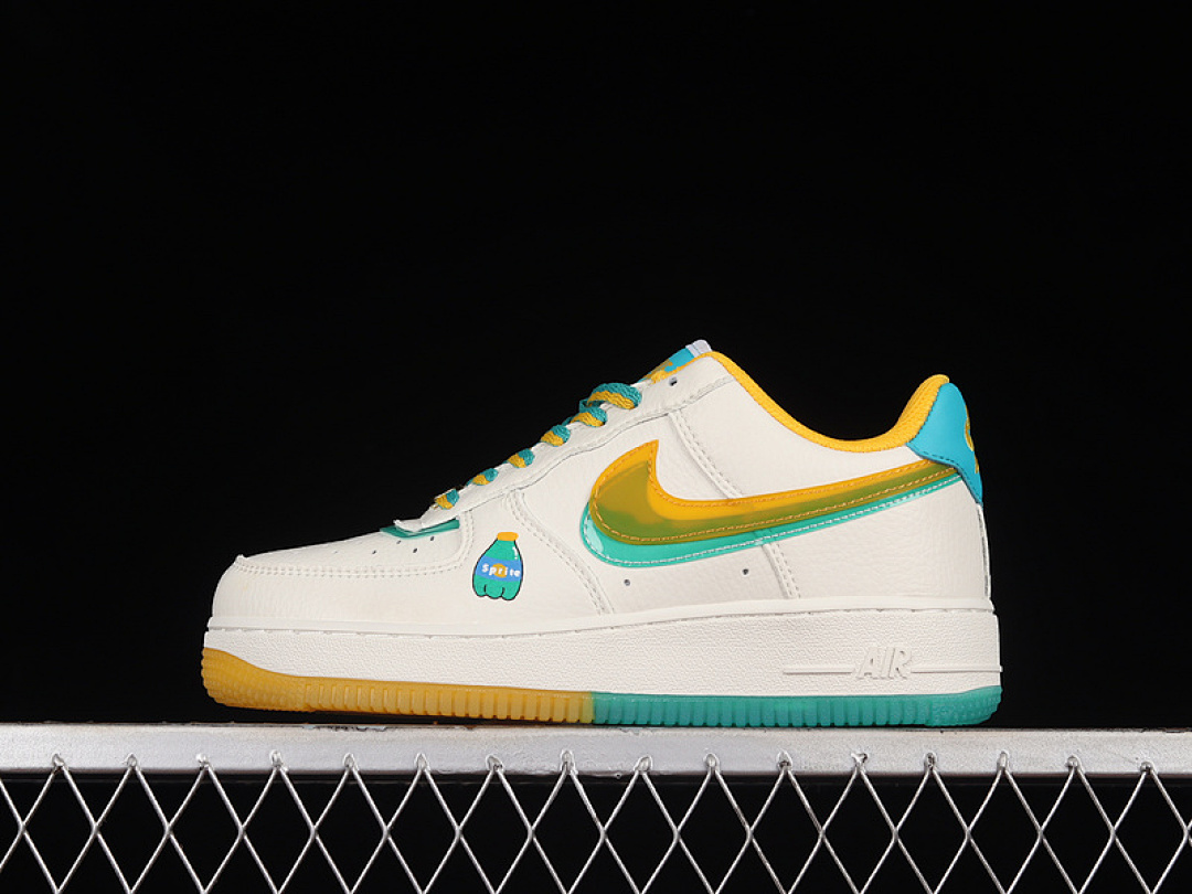 Nike [CW1574-803]-[AIR FORCE 1 LOW LV8 GS SPRITE WHITE/BLUE/YELLOW]-[WOMAN:36-39]-[MAN:40-45], photo 1