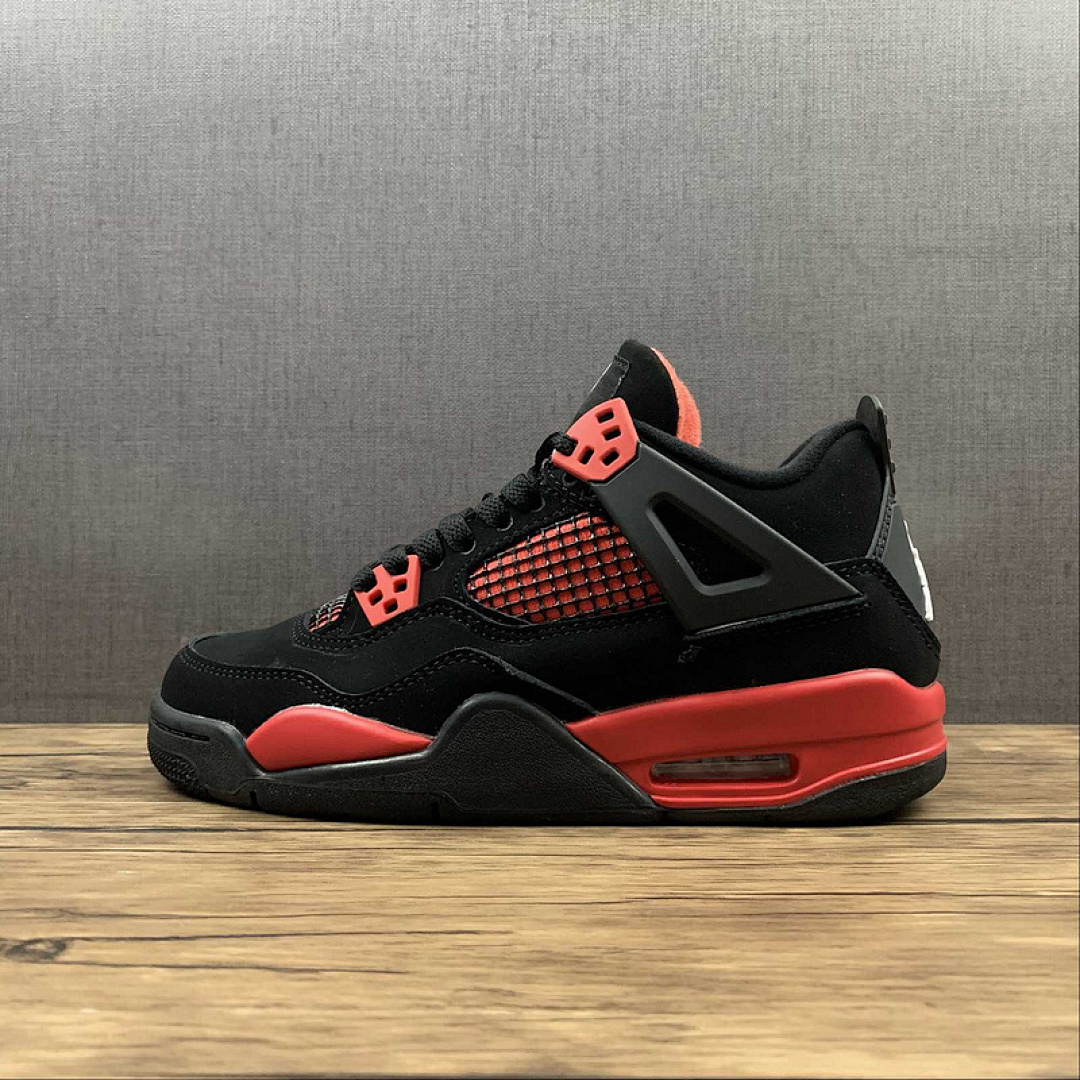 Jordan AIR Jordan 4 RETRO RED THUNDER BLACK/BLACK/RED · CT8527-016, photo 1