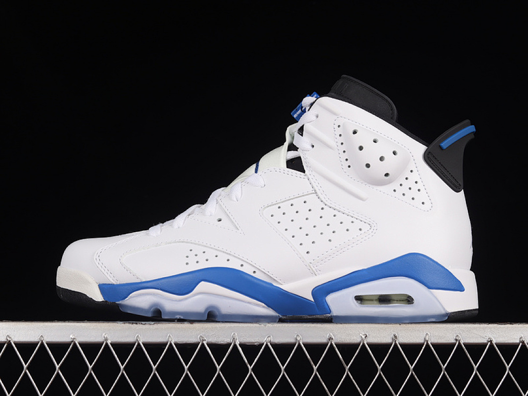 Jordan [384664-107]-[AIR JORDAN 6 RETRO 2014 WHITE/SPORT BLUE-BLACK]-[MAN:40-47.5], photo 1