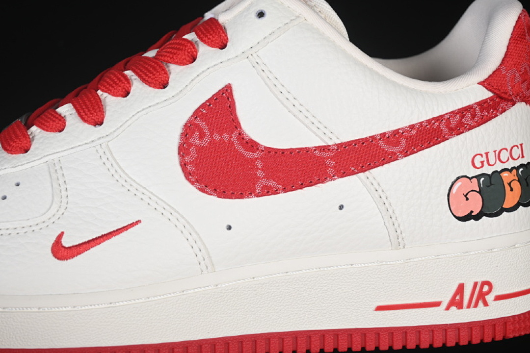 Nike [SC0601-570]-[AIR FORCE 1 07 LOW WHITE/RED]-[WOMAN:36-39]-[MAN:40-45] - Image 7