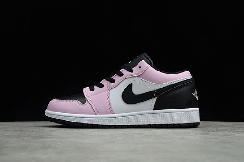 Jordan AIR Jordan 1 LOW GS LIGHT ARCTIC PINK/BLACK-WHITE · 554723-601, photo 1