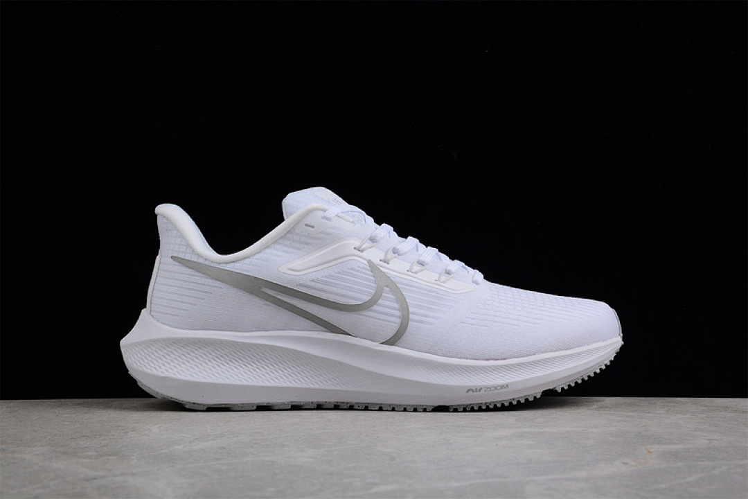 Nike [DH4072-100]-[AIR ZOOM PEGASUS 39 WHITE/PURE PLATINUM/GREY FOG/METALLIC SILVER]-[UNISEX:36-45] - Image 16