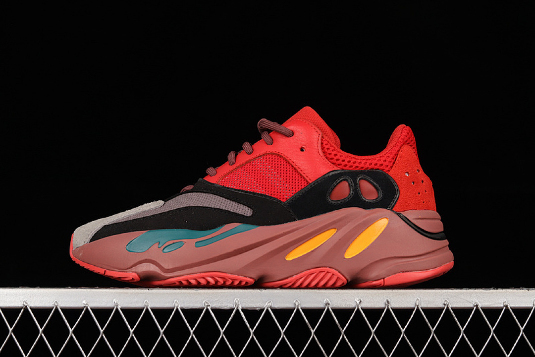 Adidas [HQ6979]-[YEEZY BOOST 700 HI-RES RED RED/CORE BLACK/GREY]-[WOMAN:36-39]-[MAN:40-48], photo 1