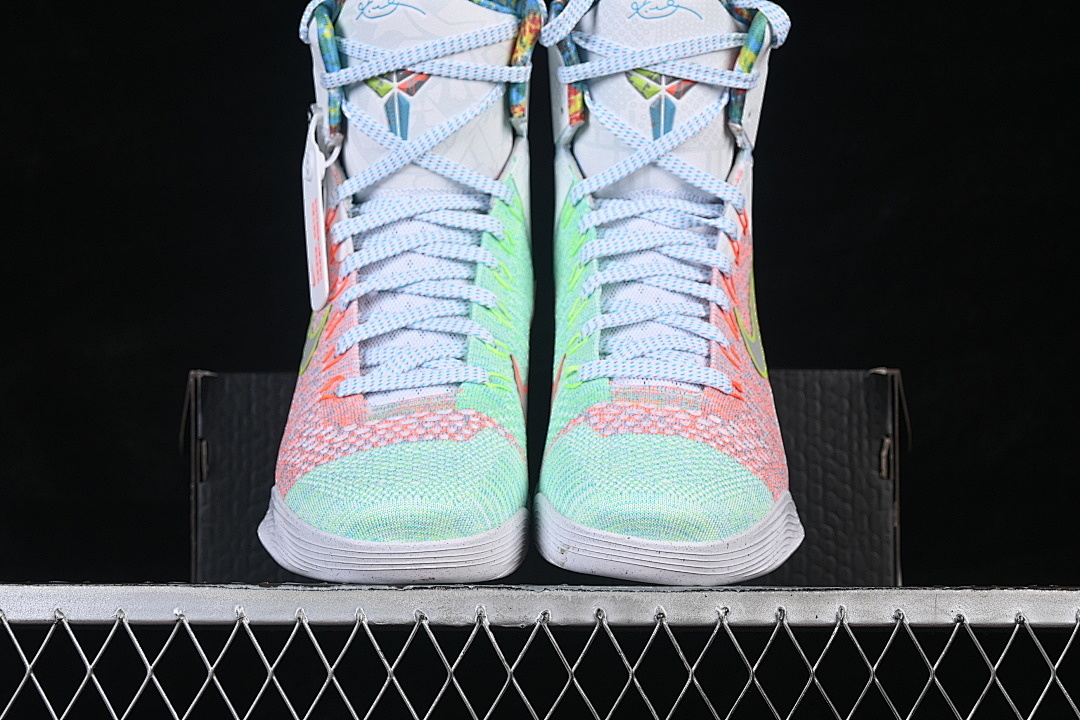 Nike [FZ7335-101]-[KOBE 9 ELITE PROTRO WHITE/SILVER-CHLORINE BLUE-BLACK]-[WOMAN:39]-[MAN:40-46] - Image 14