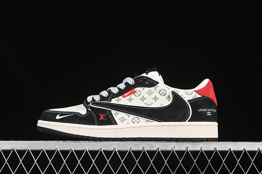 Jordan [YX5066-333]-[TRAVIS SCOTT X FRAGMENT DESIGN AIR JORDAN 1 LOW OG SP WHITE/GREY/RED/BLACK], photo 1