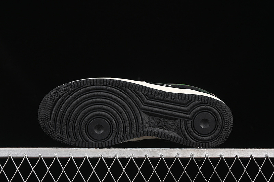 Nike [KK1988-074]-[AIR FORCE 1 07 LOW WHITE/GREY/BLACK/GREEN]-[WOMAN:36-39]-[MAN:40-45] - Image 15