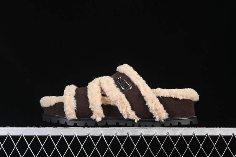 FELT CASUAL DRAG FOR AUTUMN AND WINTER WHEAT/COFFEE · G25Y9084B, photo 1