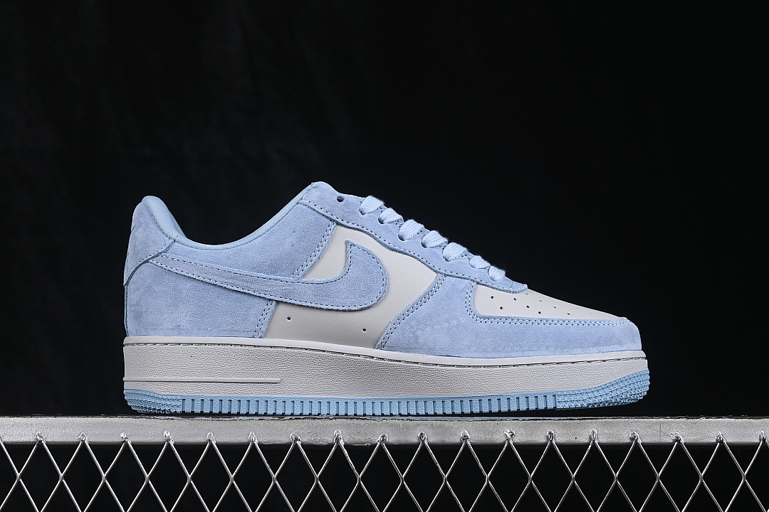 Nike [RD1988-003]-[AIR FORCE 1 07 LOW CASUAL SNEAKERS LIGHT BLUE/GREY]-[WOMAN:36-39]-[MAN:40-45] - Image 15