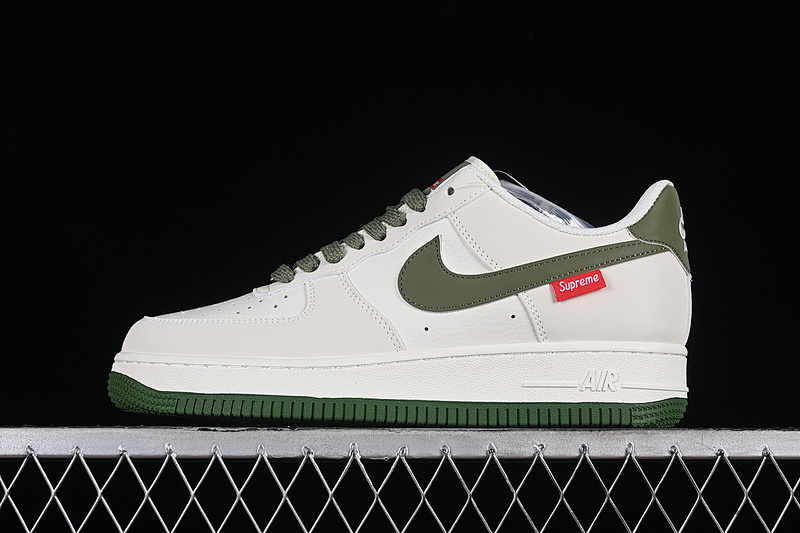 Nike Nike SUPREME AIR FORCE 1 07 LOW WHITE/GREY/GREEN · HD1968-008, photo 1