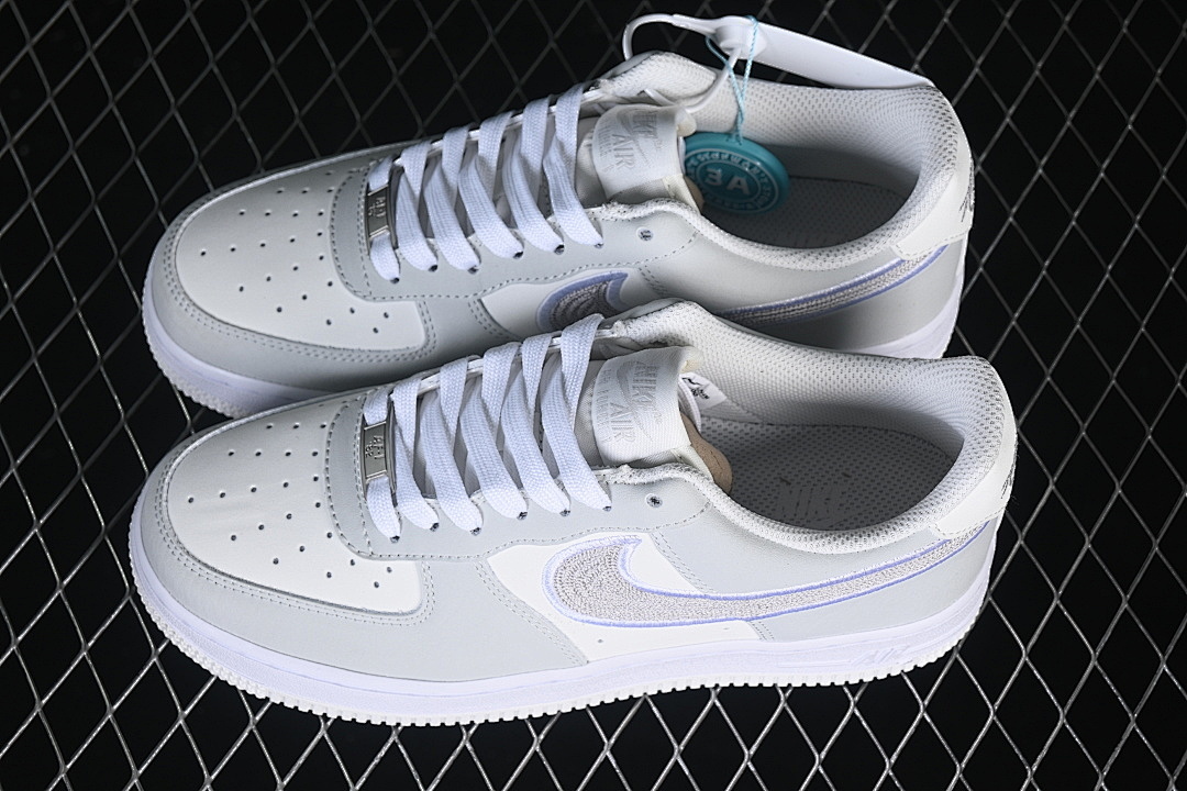 Nike [IB6842-100]-[AIR FORCE 1 07 LOW LOW-TOP CASUAL SNEAKERS WHITE/GREY]-[WOMAN:36-39]-[MAN:40-45] - Image 11