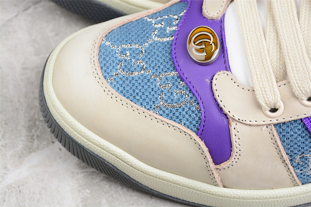 Gucci [GU*CCI DISTRESSED SCREENER SNEAKER BEIGE/PURPLE/RED]-[WOMAN:35-39]-[MAN:40-45] - Image 10