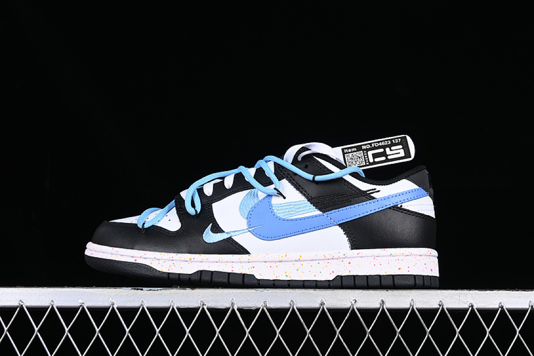 Unbranded [FD4623-137]-[DUNK LOW MULTI COLOR WHITE/BLACK/BLUE]-[WOMAN:36-39]-[MAN:40-46], photo 1