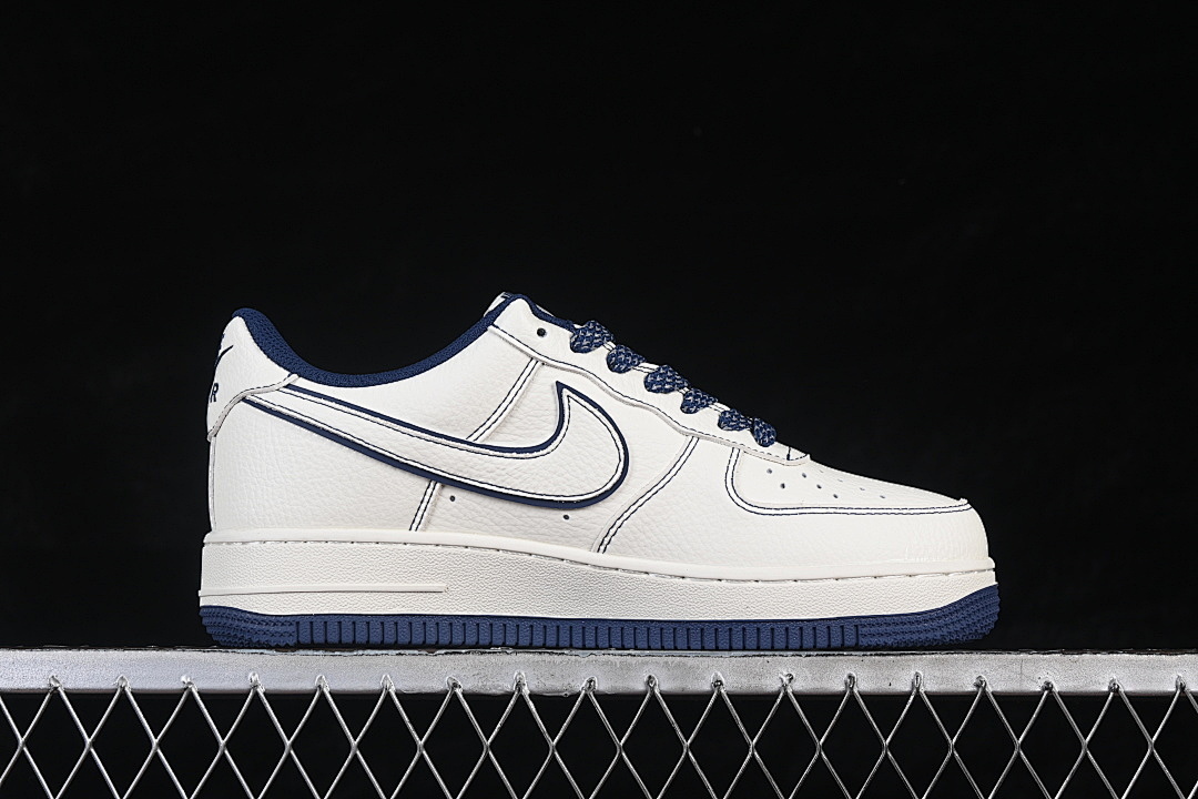 Nike [MM3399-806]-[AIR FORCE 1 07 LOW CASUAL SNEAKERS WHITE/BLUE/WINE RED]-[WOMAN:36-39]-[MAN:40-45] - Image 16