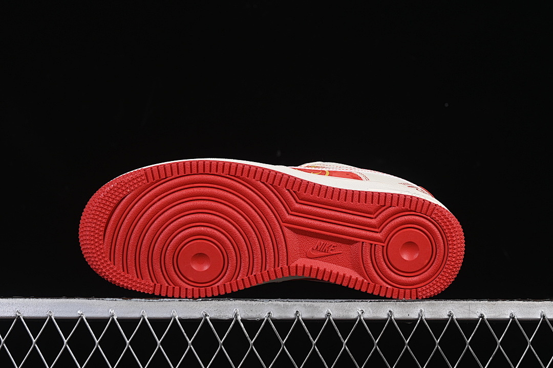 Nike [XL1979-133]-[AIR FORCE 1'07 LOW WHITE/RED]-[WOMAN:36-39]-[MAN:40-45] - Image 15