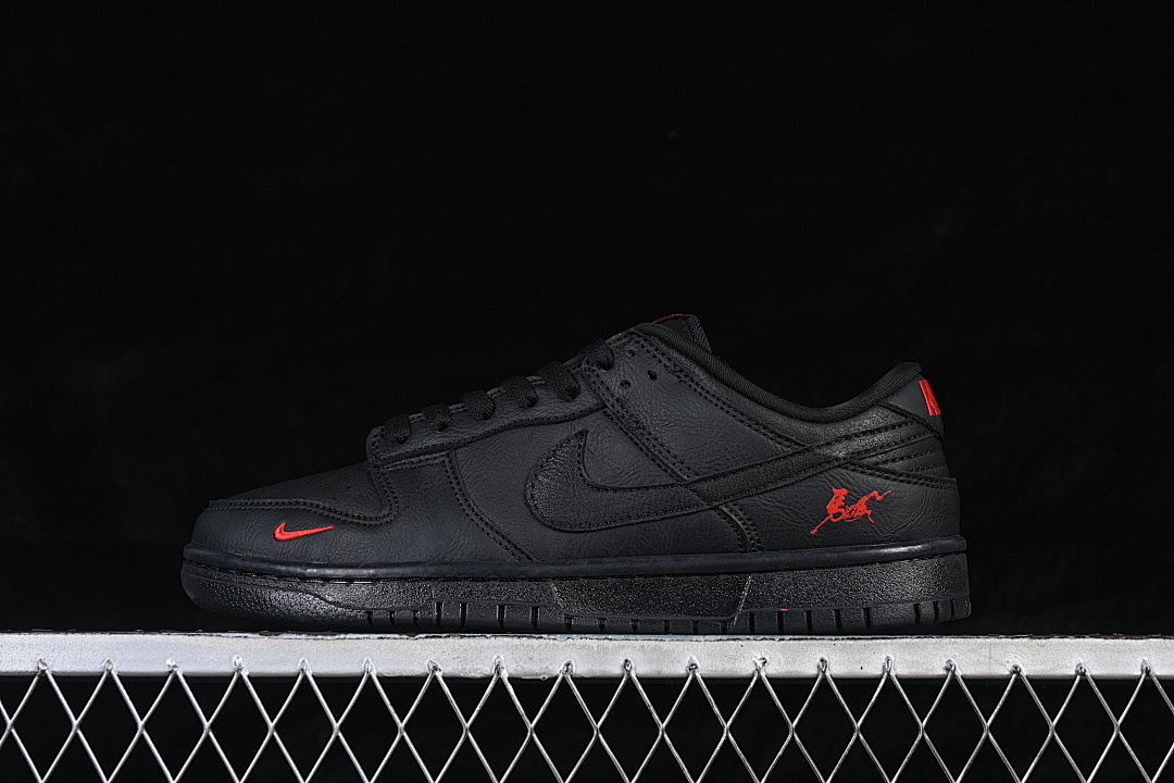 Unbranded [YF9511-925]-[DUNK LOW CASUAL SNEAKERS RED/BLACK]-[WOMAN:36-39]-[MAN:40-45], photo 1
