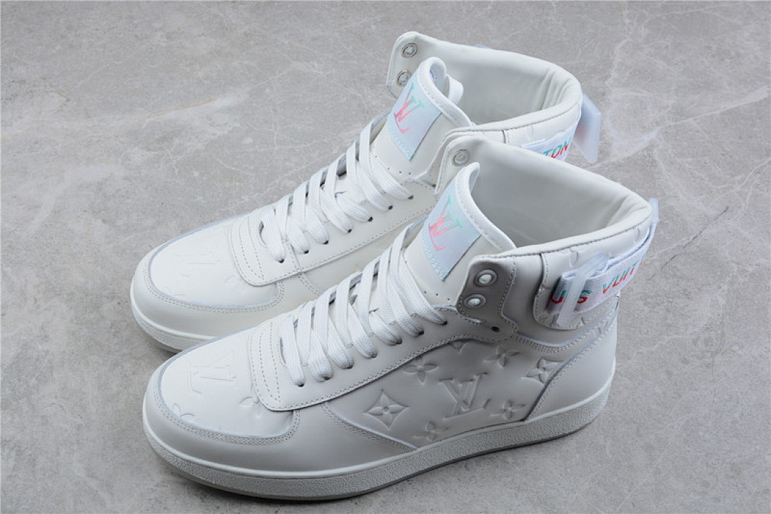 Louis Vuitton [L*V STELLAR HIGH SNEAKERS WHITE/WHITE/WHITE]-[WOMAN:35-39]-[MAN:40-44] - Image 11