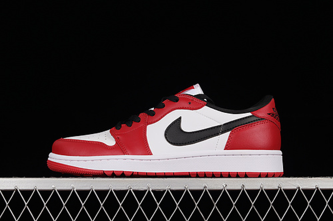 Jordan [DD9315-600]-[AIR JORDAN 1 LOW GOLF CHICAGO VARSITY RED/BLACK/WHITE]-[WOMAN:36-39]-[MAN:40-46], photo 1
