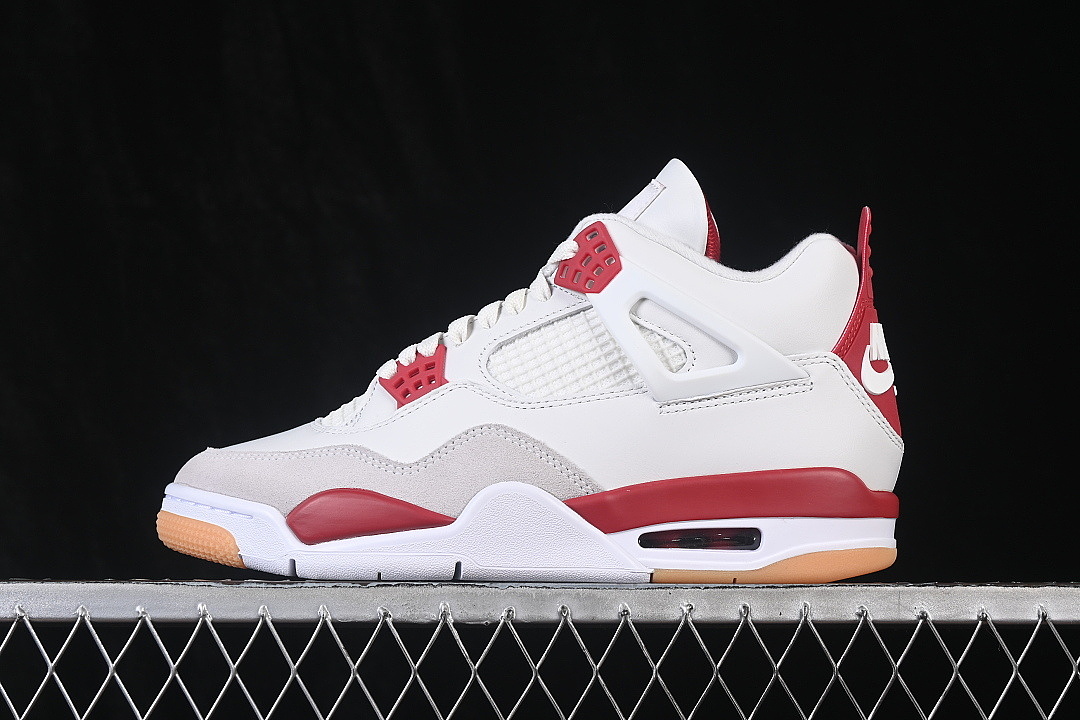 Jordan [DR5415-106]-[JORDAN 4 RETRO SB SUMMIT WHITE/VARSITY RED-NEUTRAL GREY-GUM YELLOW]-[MAN:40-48.5], photo 1