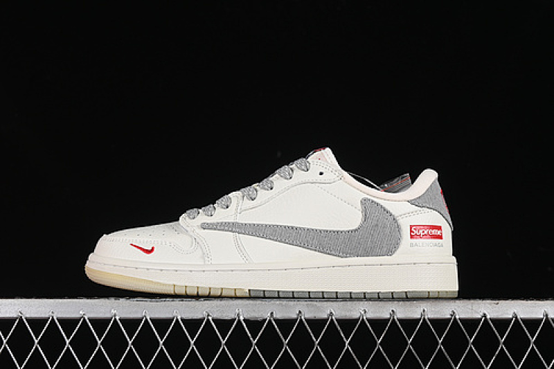 Jordan TRAVIS SCOTT X FRAGMENT DESIGN AIR Jordan 1 LOW OG SP GREY/WHITE · JH6088-705, photo 1