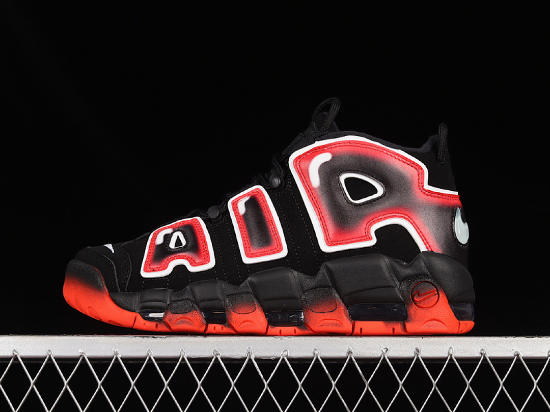 Nike Nike AIR MORE UPTEMPO 96 BLACK/WHITE/LASER CRIMSON · CJ6129-001, photo 1