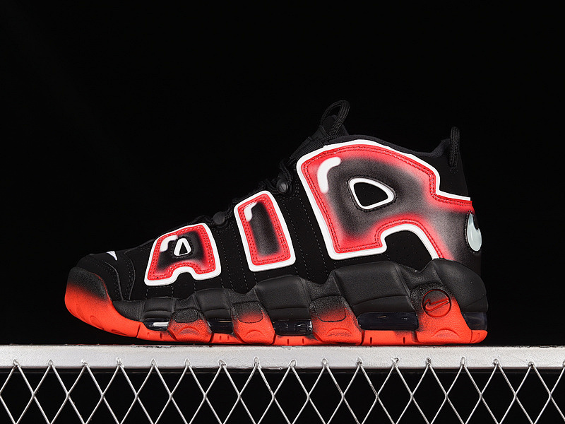 Nike Nike AIR MORE UPTEMPO 96 BLACK/WHITE/LASER CRIMSON · CJ6129-001, photo 1