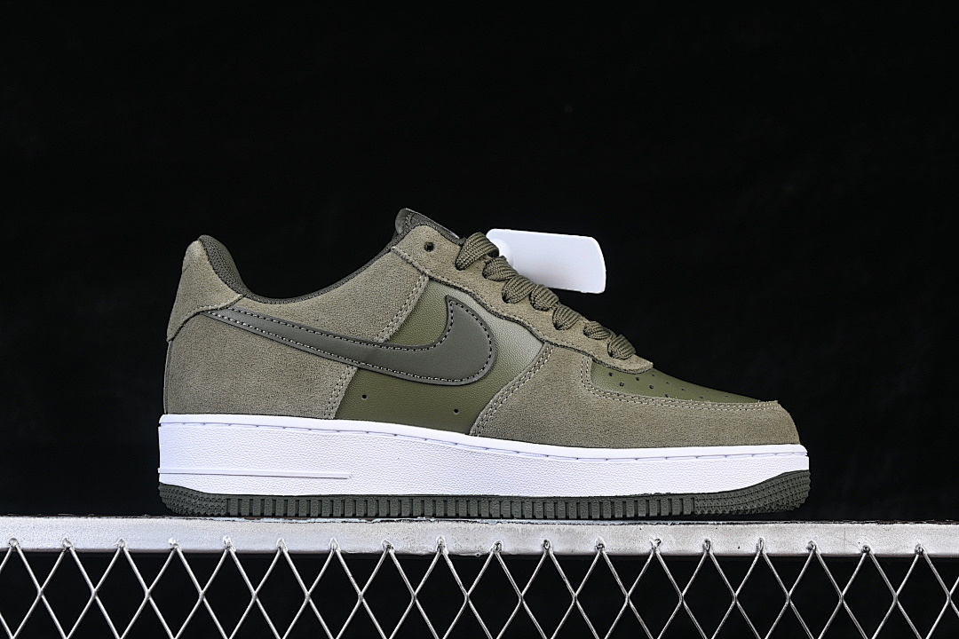 Nike [IB6388-200]-[AIR FORCE 1 07 LOW CASUAL SNEAKERS ARMY GREEN/WHITE]-[WOMAN:36-39]-[MAN:40-45] - Image 15