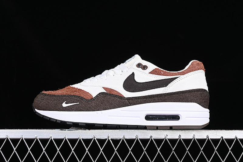 Nike AIR MAX 1 WHITE/BLACK/GREY/BROWN · FN7814-001, photo 1