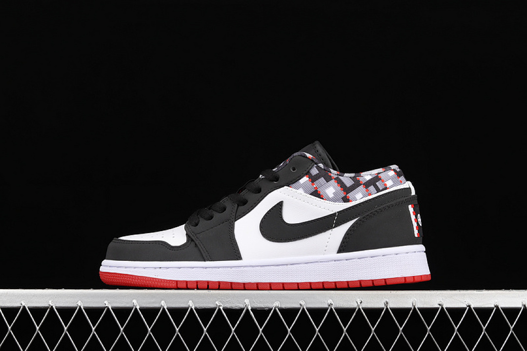 Nike AIR Jordan 1 LOW QUAI 54 2021 WHITE/BLACK/RED · DM0095-106, photo 1