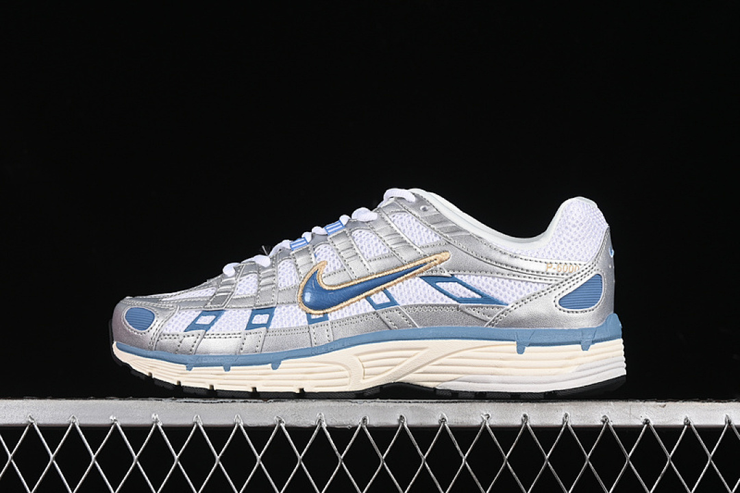 Nike Nike P-6000 PRM WHITE/METALLIC SILVER/PALE IVORY/AEGEAN STORM · HJ7246-100, photo 1