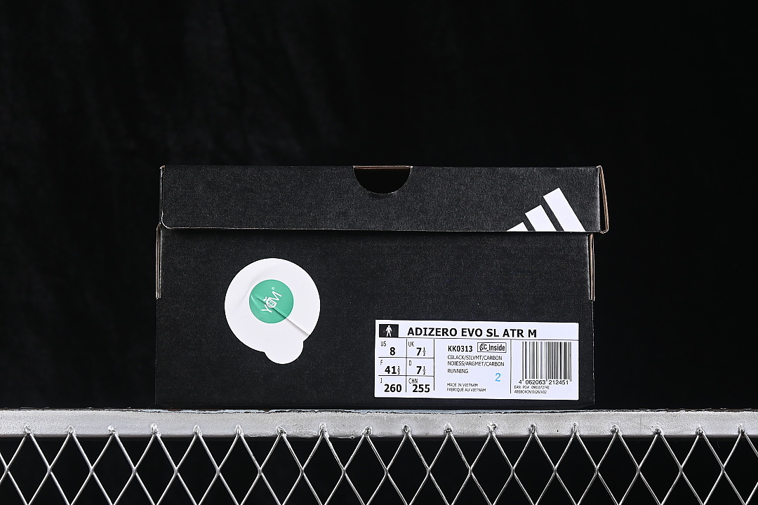 Adidas [KK0313]-[ADIZERO EVO SL RUNNING SHOES BLACK/SILVER/GREY]-[WOMAN:36-39]-[MAN:40-45] - Image 12