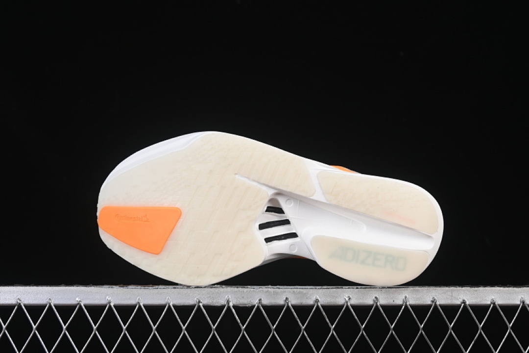 Adidas [JR1241]-[ADIZERO ADIOS 4 M WHITE/ORANGE/GREEN]-[WOMAN:36-39]-[MAN:40-45] - Image 6