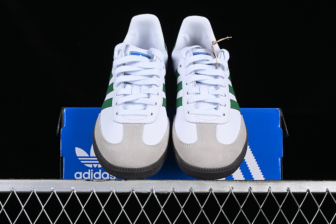 Adidas [IG1024]-[SAMBA VEGAN OG WHITE/GREY/GREEN/BLACK]-[WOMAN:36-39]-[MAN:40-45] - Image 13