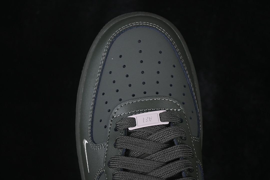 Unbranded [IV5732-001]-[AIR FORCE 1 07 LOW CASUAL SNEAKERS BLACK/GREY]-[WOMAN:36-39]-[MAN:40-46] - Image 9